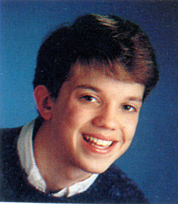 Eric Millegan Bones young high school yearbook photo