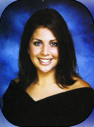 hillary scott young high school yearbook photo