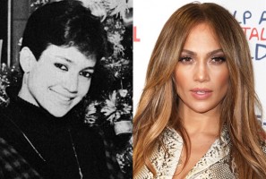 jennifer lopez young high school yearbook photo
