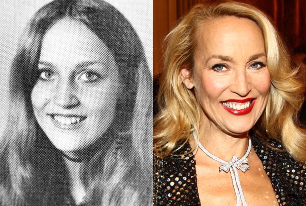 Jerry Hall Young high school yearbook photo 2011