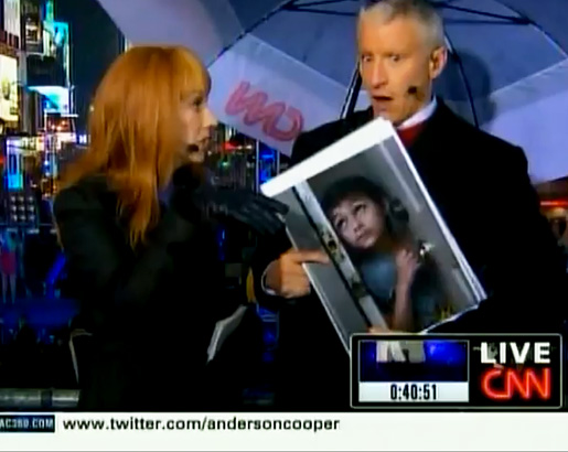 Kathy Griffin Cohosts CNN's New Year's Eve Broadcast with Anderson Cooper (2009) photo