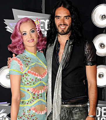Katy Perry and Russell Brand photo