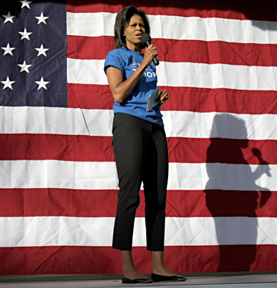 michelle barack obama presidential campaign colorado photo young president first lady