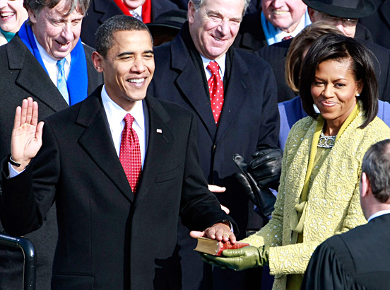 michelle barack obama 2009 inauguration presidential family photo young president first lady