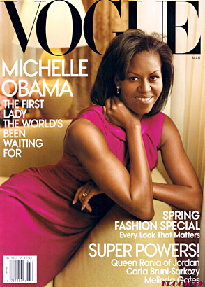 michelle barack obama cover vogue photo young president first lady