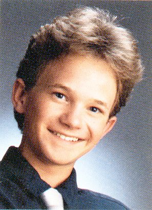 Neil Patrick Harris Young Senior Yearbook High School Photo 1991