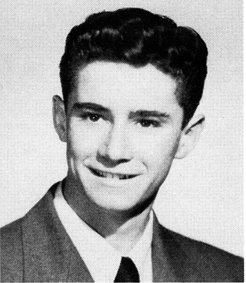 Regis Philbin, Senior Year, Cardinal Hayes High School photo, Bronx, New York (1949)