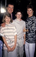 Regis Philbin family photo jj philbin joy philbin joanna philbin (1987)