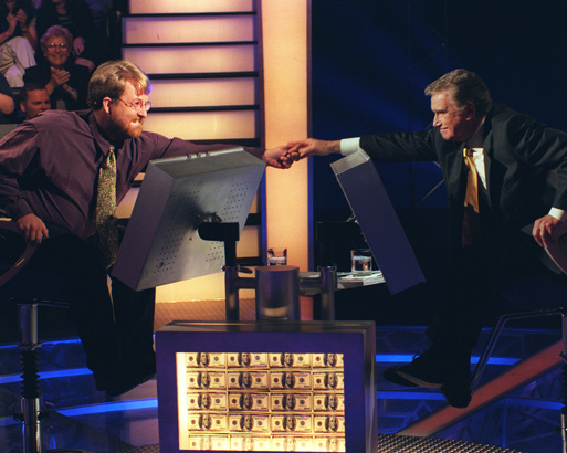 Regis Philbin on Who Wants to Be a Millionaire photo (1999)