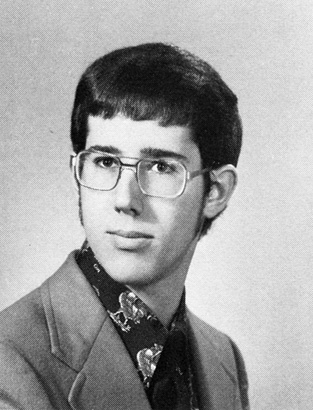 rick santorum young high school yearbook photo