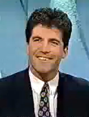 Simon Cowell on Sale of the Century 1989 photo