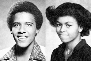 Michelle Obama and Barack Obama