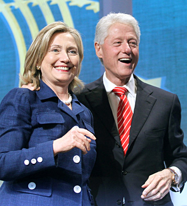 Hillary Clinton and Bill Clinton