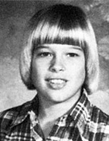 William Bradley Pitt, 8th Grade, Cherokee Junior High School, Springfield, MO (1978)