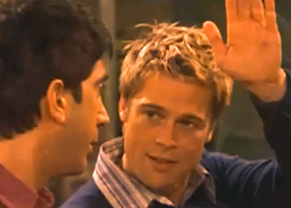 Brad Pitt Appearing as a Guest Star on Friends (2001)