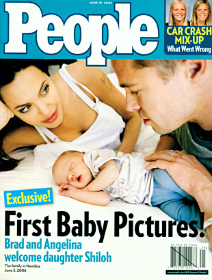 Brad Pitt and Angelina Jolie With Daughter Shiloh