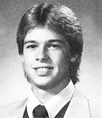 Brad Pitt, Senior Year, Kickapoo High School, Springfield, MO (1982)