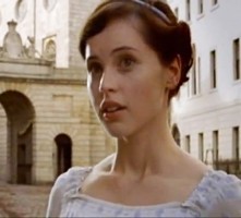 Felicity Jones as Miss Catherine Morland, Northanger Abbey (BBC, 2007)