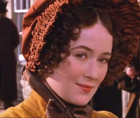 Jennifer Ehle as Miss Elizabeth Bennet, Pride and Prejudice (BBC, 1995)