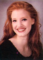 jessica chastain yearbook high school young 1995 photo