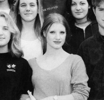 jessica chastain yearbook high school young 1995 photo