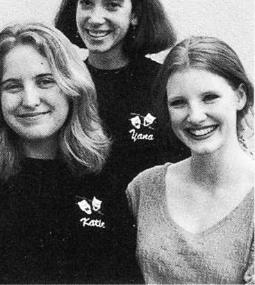 jessica chastain yearbook high school young 1995 photo
