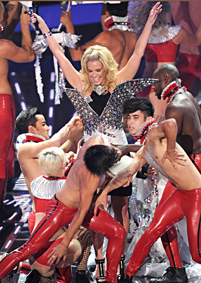chelsea handler mtv music awards 2010 stage performance tv photo