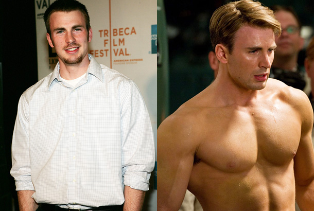 Chris Evans Ripped Muscles Shirtless Photo 2011