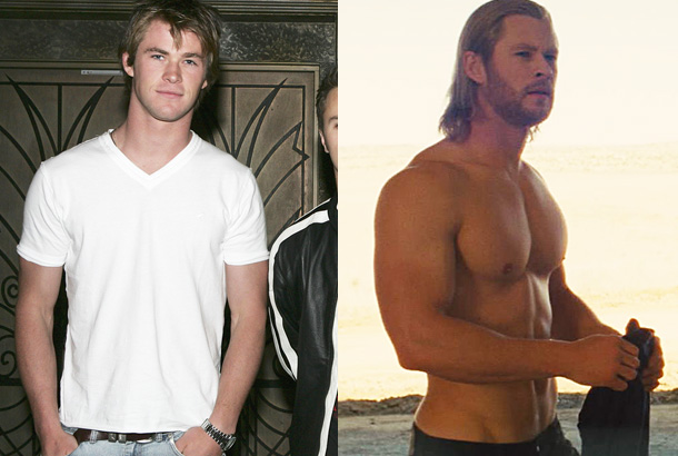 Chris Hemsworth Ripped Shirtless Photo Thor 2010