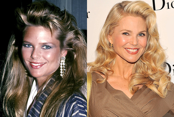 christie brinkley model celebrities aging well red carpet photo 1983 2012