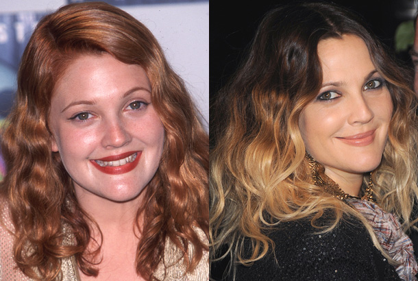 drew barrymore actress celebrities aging well red carpet photo 2000 2012