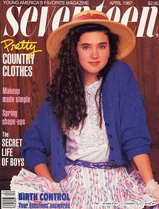 jennifer connelly seventeen magazine young model 1987 red carpet photo