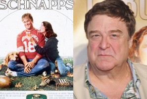john goodman young model schnappes ad red carpet big lebowski party 2011 photo