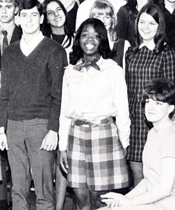 oprah winfrey yearbook high school young national forensics league 1970 photo