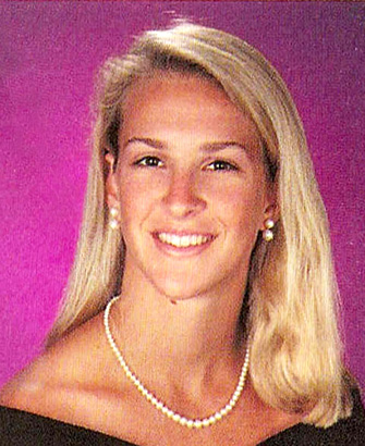 rachel maddow yearbook high school young red carpet photo