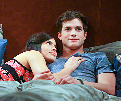 ashton kutcher two and a half men tv television show photo