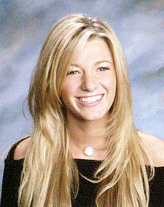 blake lively yearbook high school young 2005 photo