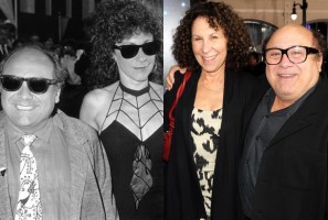 danny devito rhea perlman red carpet 1986 photo 2009