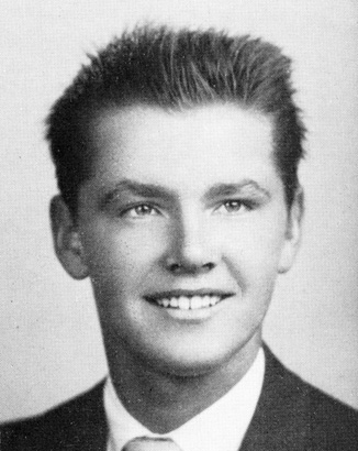 jack nicholson yearbook high school young 1954 photo