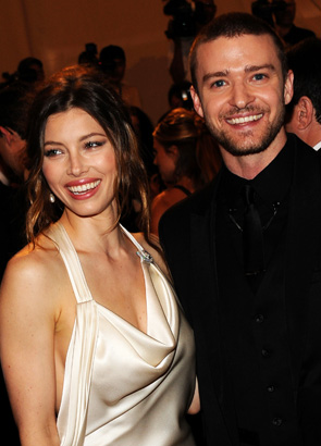 jessica biel justin timberlake red carpet 2010 photo