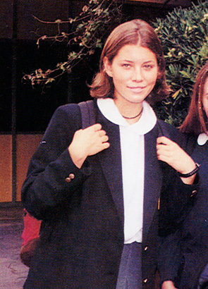 jessica biel yearbook high school young 1999 photo