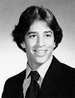 jon stewart yearbook young 1980 photo