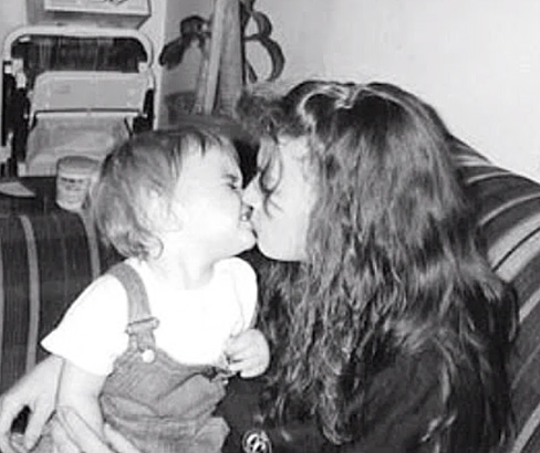 justin bieber young baby mom photo