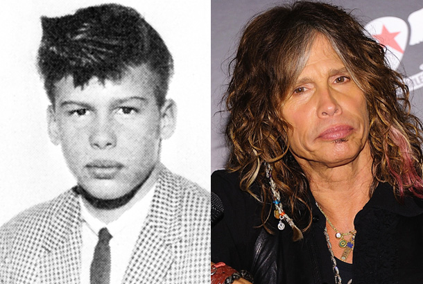 steven tyler yearbook high school young 1964 photo red carpet 2011
