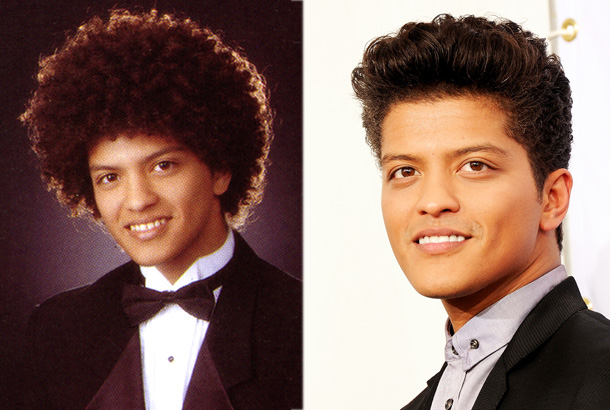 bruno mars young high school yearbook 2003 photo red carpet 2011