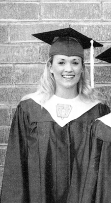 carrie underwood yearbook young high scool young 2001 photo