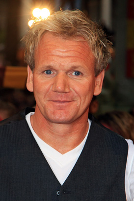 chef gordon ramsay tan red carpet 2009 photo