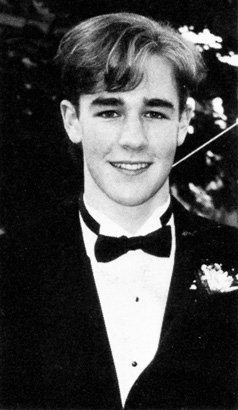 james van der beek young high school yearbook photo 1995