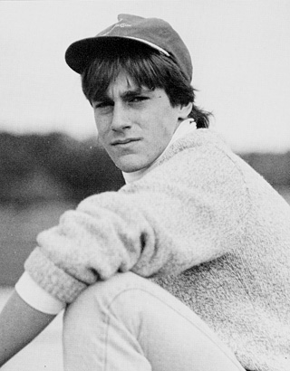 jon hamm young high school yearbook photo 1989