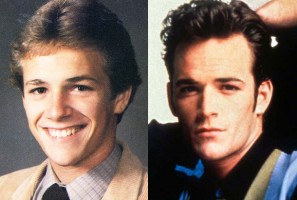 luke perry young high school yearbook photo 1984 beverly hills 90210 1990 tv show